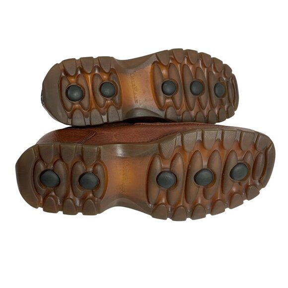 Cole Haan Country Mens Brown Leather Lace-Up Casual Moc Toe Loafer Shoes Size 9M - Picture 11 of 12